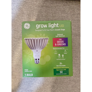 《現貨》GE 奇異 LED 植物生長燈泡 適合種子和綠植 平衡光譜 PAR38 燈泡形狀（1 入)