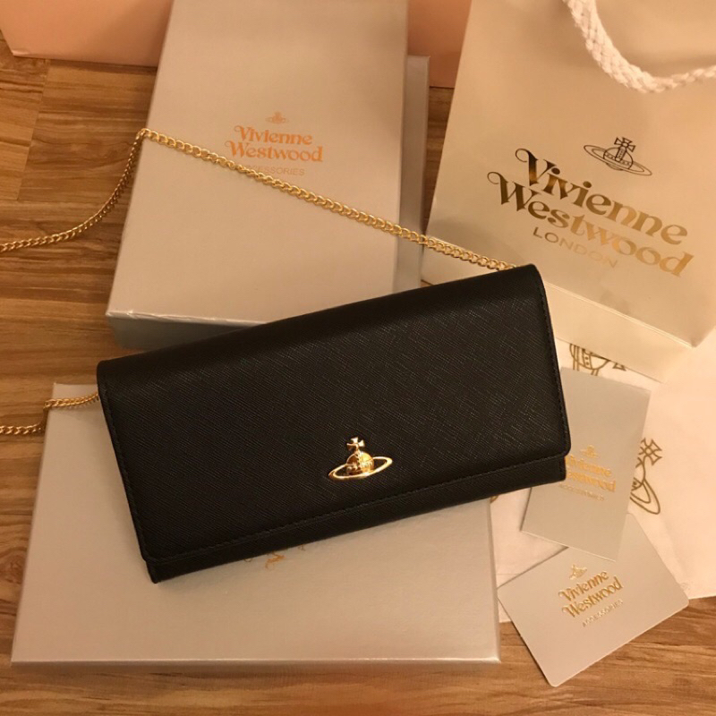 Vivienne Westwood 西太后 鍊包 手拿包 長夾 錢包 皮包 皮夾 日本代購 正品 生日禮物 情人節禮物