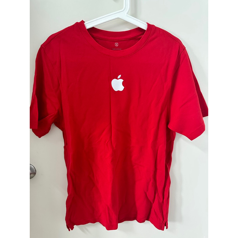 Apple蘋果員工福利員工工服短袖T-shirt polo衫材質圓領T恤中古衣紀念收藏品