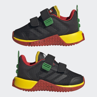 Adidas 小童 慢跑鞋 運動 LEGO Sport DNA CF I 休閒 魔鬼氈 樂高 舒適 黑 HQ1309