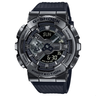 CASIO卡西歐 G-SHOCK百搭酷炫雙顯錶(GM-110BB-1A)