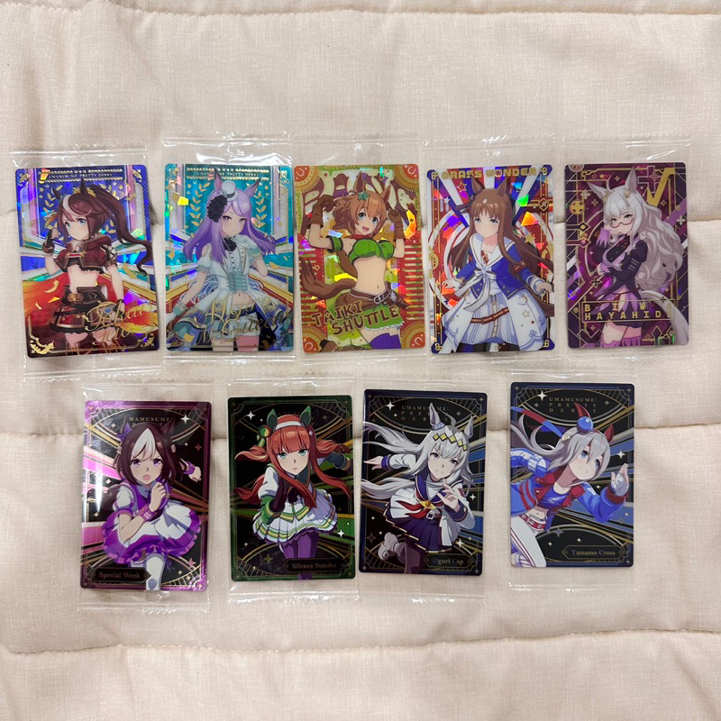 🍭Ruo🍭賽馬娘 勝負服 4彈 奔跑姿勢 卡片 麥昆 大樹快車 草上飛 晨光 愛慕織姬 特別週 鈴鹿 小栗帽 東海帝王