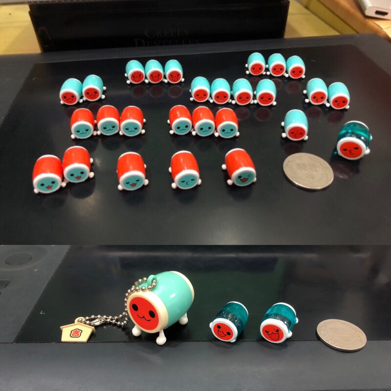 日本 二手 太鼓達人 迷你 小隻 公仔 人偶 盒玩 食玩 單售 和田咚 小咚 和田咔 小咔