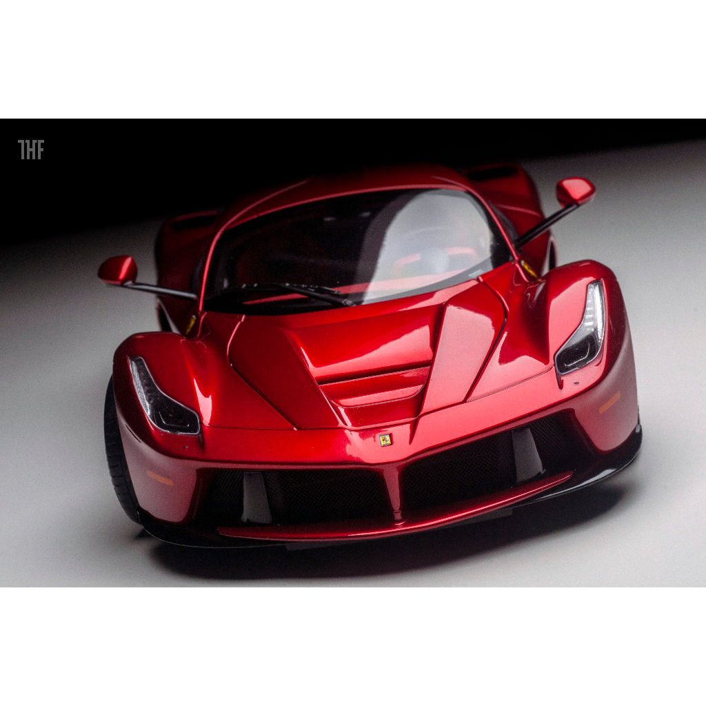 Ferrari LaFerrari Lewis Hamilton 金屬紅色 全開限定版 1/18 BBR