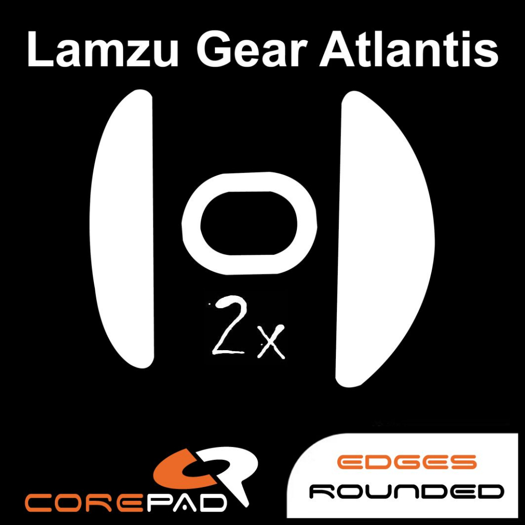 Corepad Lamzu Atlantis Superlight Wireless專用鼠貼鼠腳硬派精璽