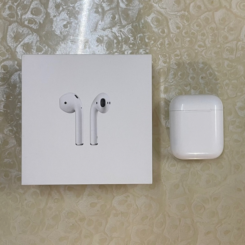 【二手】AirPods 2（非無線充電盒版）*含犀牛盾保護殼*