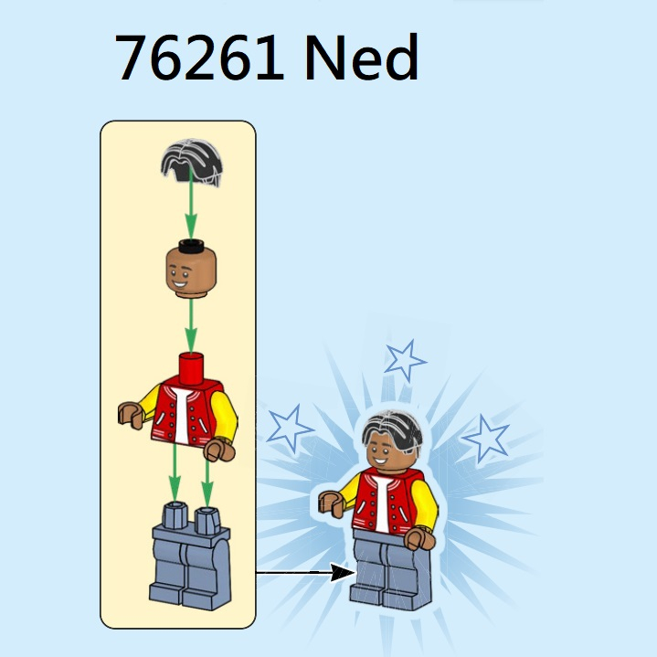 【群樂】LEGO 76261人偶 Ned