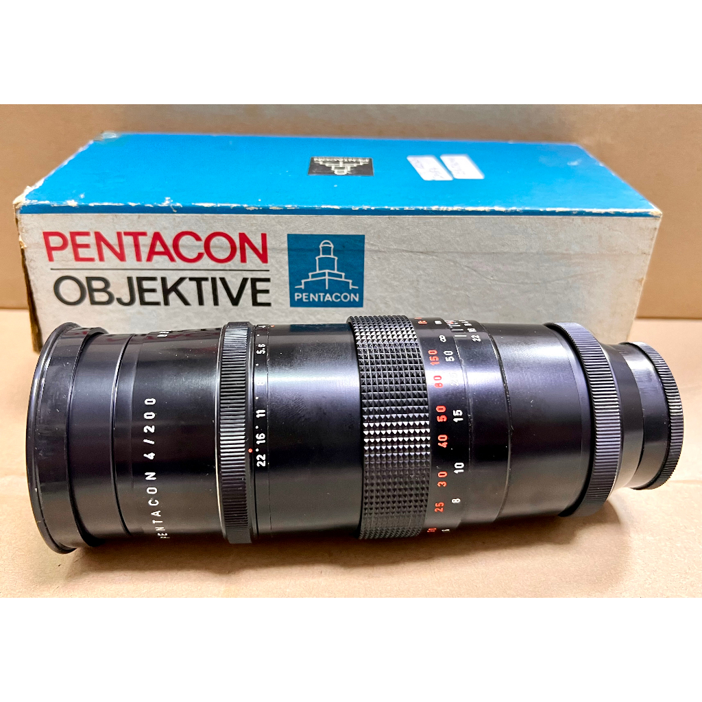 pentacon 4/200mm m42 mount 鏡頭 15片光圈版
