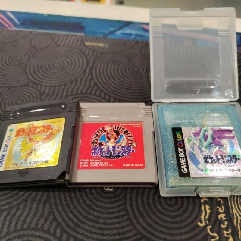 任天堂 Gameboy 卡匣 二手 卡帶 懷舊主機 GB遊戲片 SFC 寶可夢 金版 水晶版 紅版