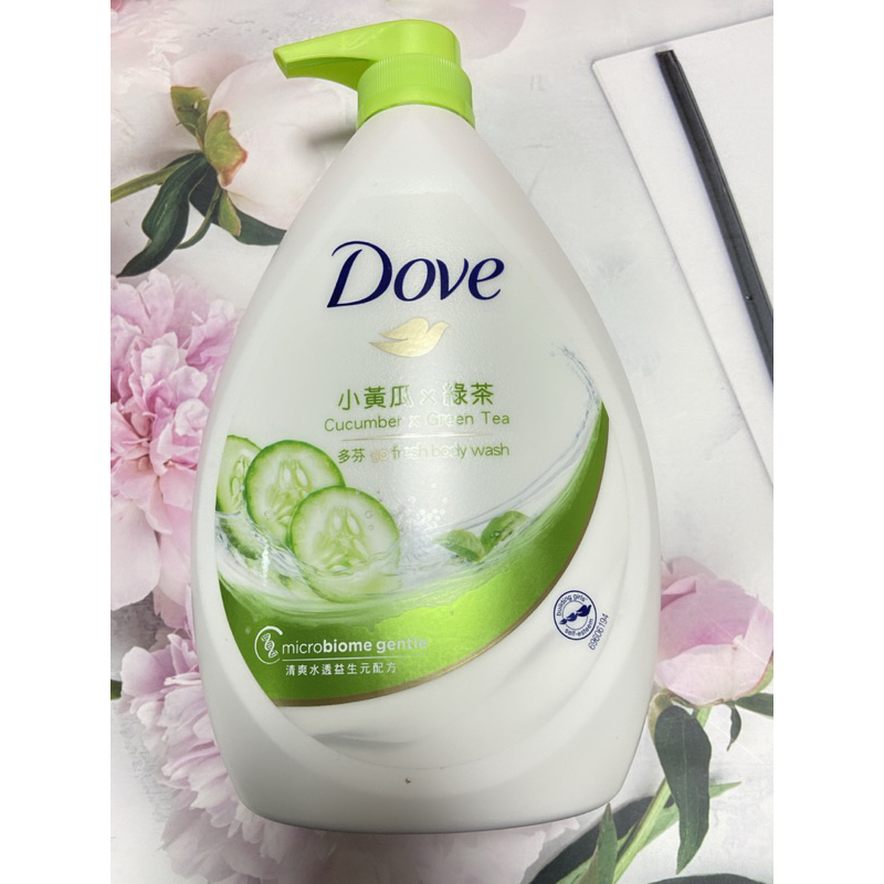 2025/11-全新-多芬 Dove -小黃瓜X綠茶-清爽水潤沐浴乳1000g