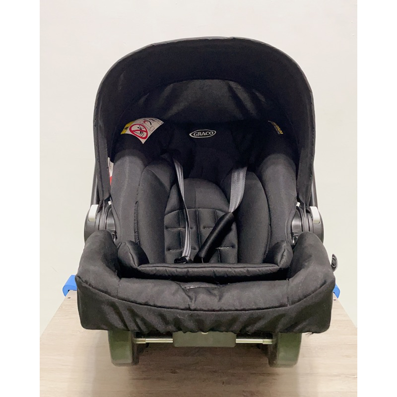 二手 GRACO 汽車安全座椅 SNUGRIDE 嬰幼兒 提籃式 0-15M適用