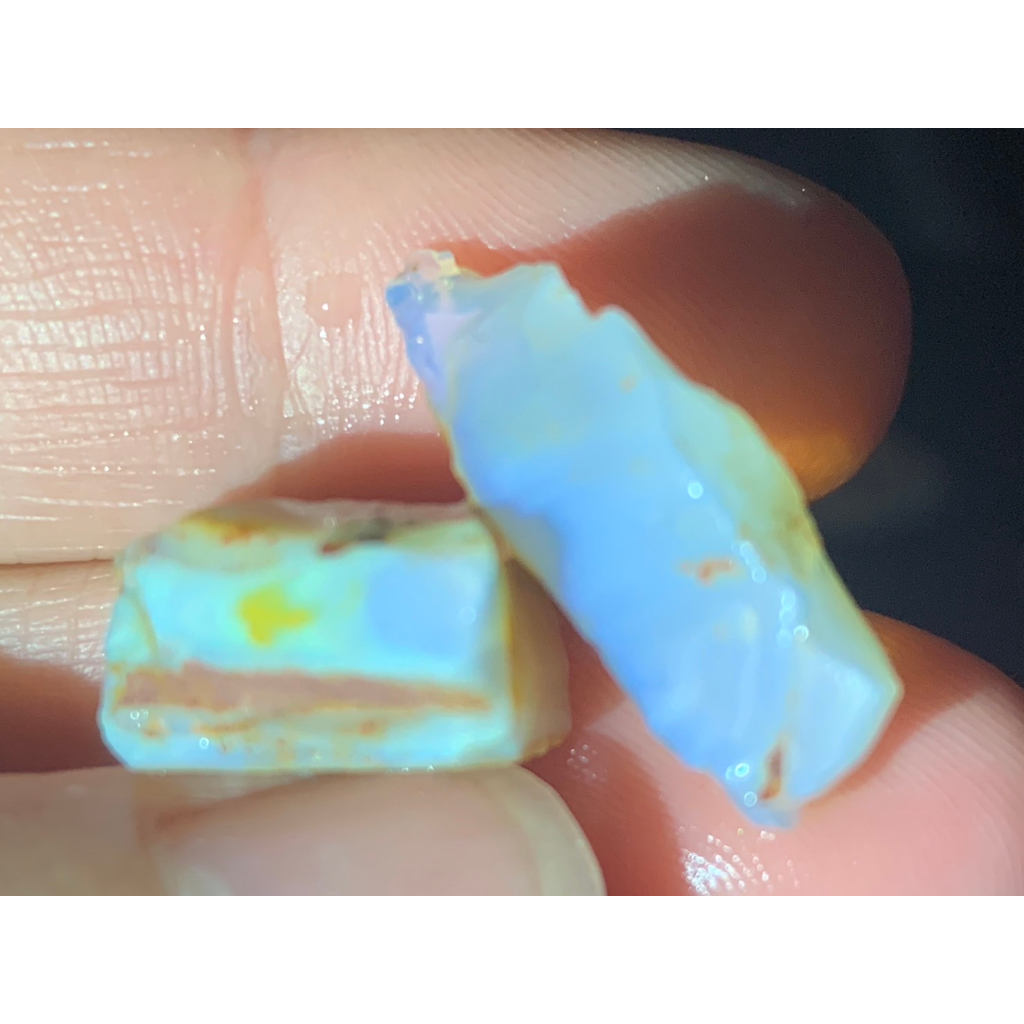 茱莉亞 澳洲蛋白石 原礦 原石 編號Ｒ122 重19.6克拉 rough opal 歐泊 澳寶 閃山雲 歐珀