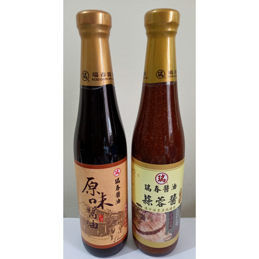 瑞春 RUEI CHUN SOY SAUCE 原味醬油 420毫升 / 瓶 。純素。