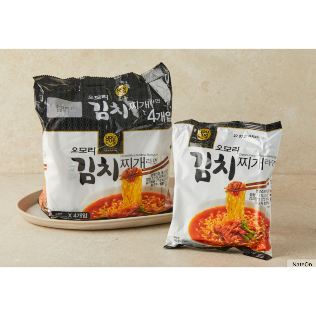 ❗現貨+預購❗Omori 泡菜鍋拉麵160gx4包｜韓國代購 韓國泡麵 泡菜鍋 泡菜拉麵 酸辣 玟星 韓選PickMe✨