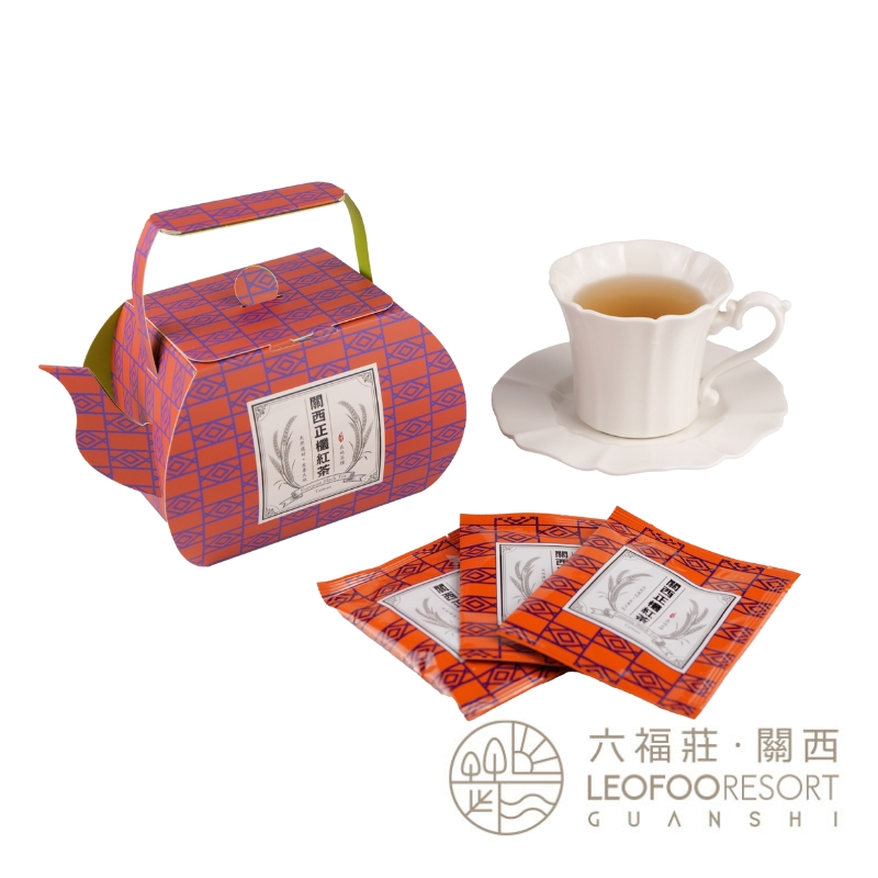 【六福莊】茶壺造型正欉紅茶禮盒｜官方直營5.0 六福首選系列 在地小農 關西紅茶 關西在地