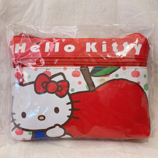 正版三麗鷗 Hello kitty 凱蒂貓 雙袋手機觸控斜背包 收納包