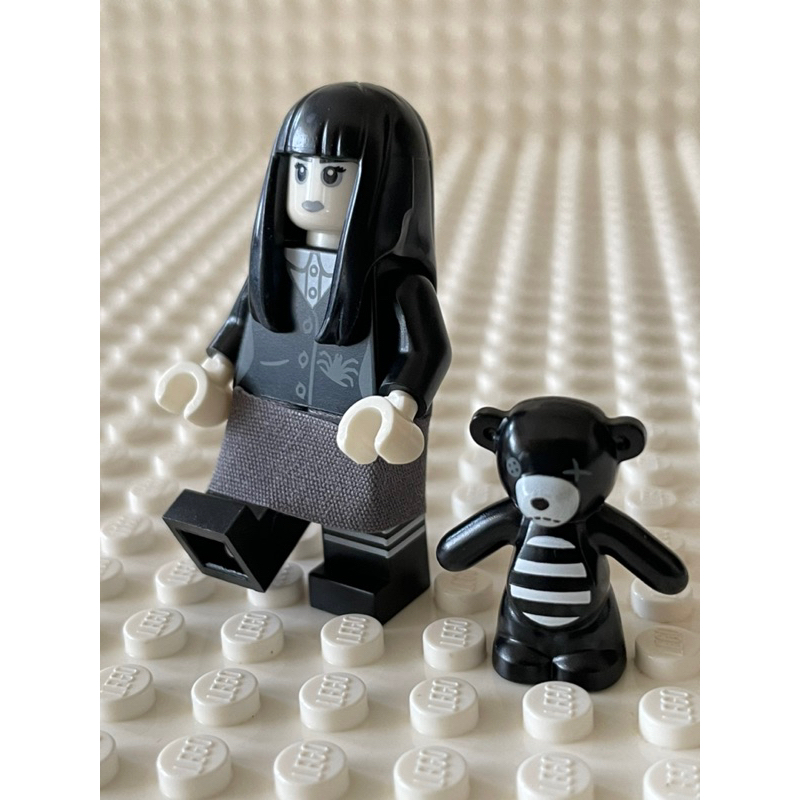 LEGO樂高 第12代人偶包 71007 16號 幽靈女孩 黑色小熊