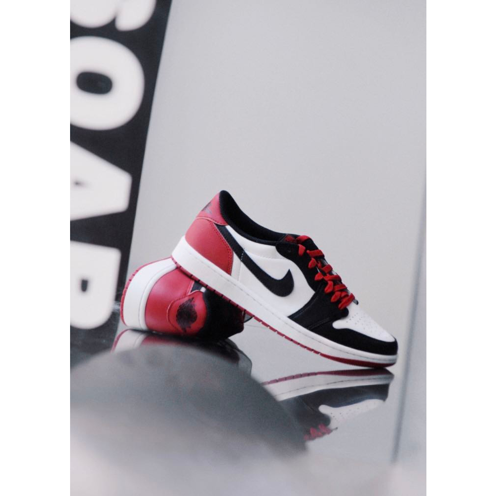 【PON】 Air Jordan 1 Low OG Black Toe 黑紅 黑頭 黑腳趾 低筒 CZ0790-106