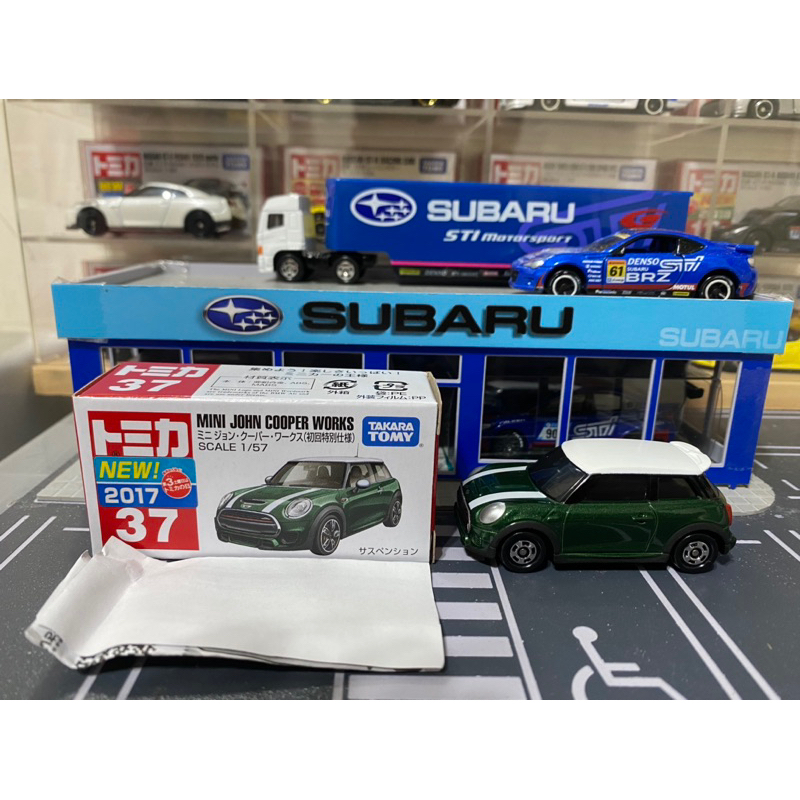 TOMICA NO.37-7 MINI JOHN COOPER WORKS 初回版 絕版新車貼