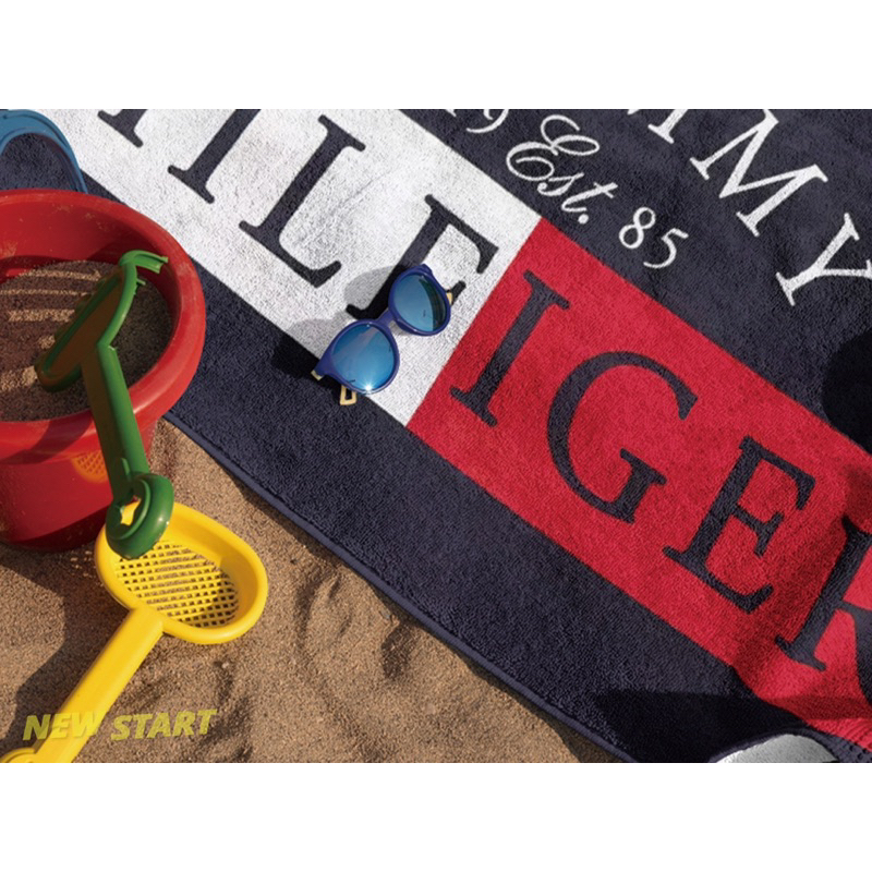 【New START精品服飾-員林】現貨免運 Tommy Hilfiger 海灘巾 浴巾 海灘浴巾 沙灘巾