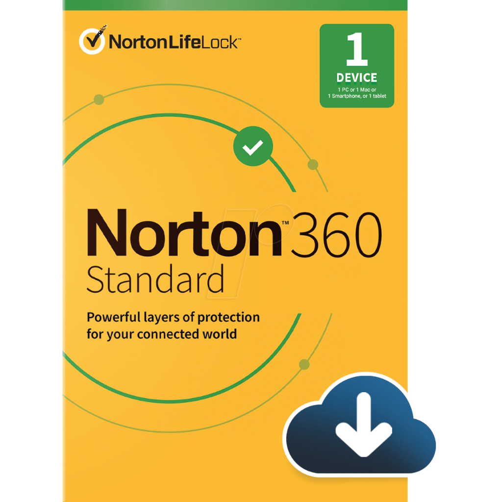 [社區電腦王] 正版 諾頓 Norton 360 Standard 標準版一年+10GB 雲端備份
