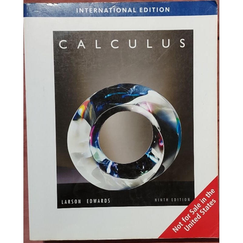 微積分 Calculus 9e international edition Larson 原文書