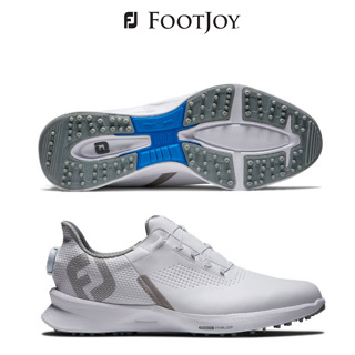⭐經典款 FootJoy Fuel (BOA) 男鞋(無釘) #55446 ,白 無釘鞋