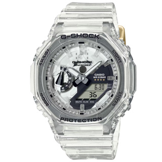 【聊聊甜甜價】CASIO G-SHOCK 40週年 八角形錶殼 透明結構雙顯腕錶 GMA-S2140RX-7A