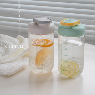 𝐍𝐢𝐠𝐡𝐭𝐲𝟗｜Tritan運動搖搖杯健身乳清杯ins夏季運動水壺學生便攜健身水壺/臺灣現貨/