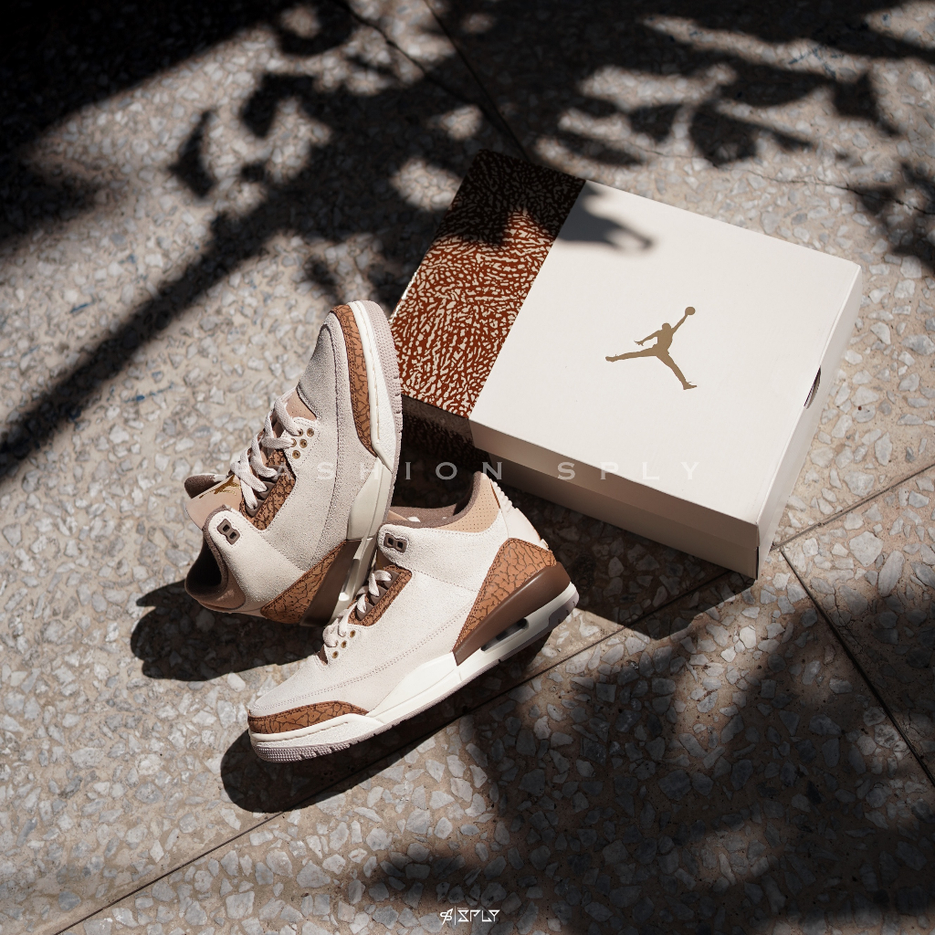 【Fashion SPLY】Air Jordan 3 Retro Palomino 爆裂紋 礦石棕 CT8532-102