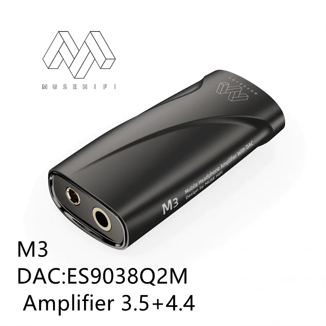 『輕音小部』MUSE HIFI M3 DAC:ES9038Q2M  平衡輸出 3.5+4.4 小尾巴 DAC耳擴