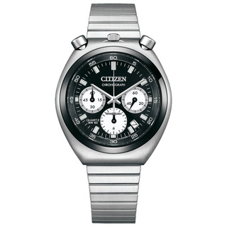 CITIZEN 星辰 Chronograph Tsunokurono 50週年 牛頭錶 熊貓計時手錶 AN3660-81