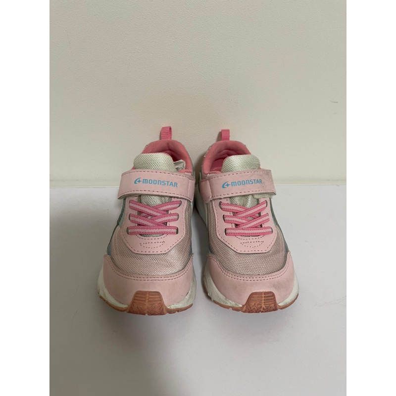 二手 MOONSTAR童鞋16cm 粉紅色 女童