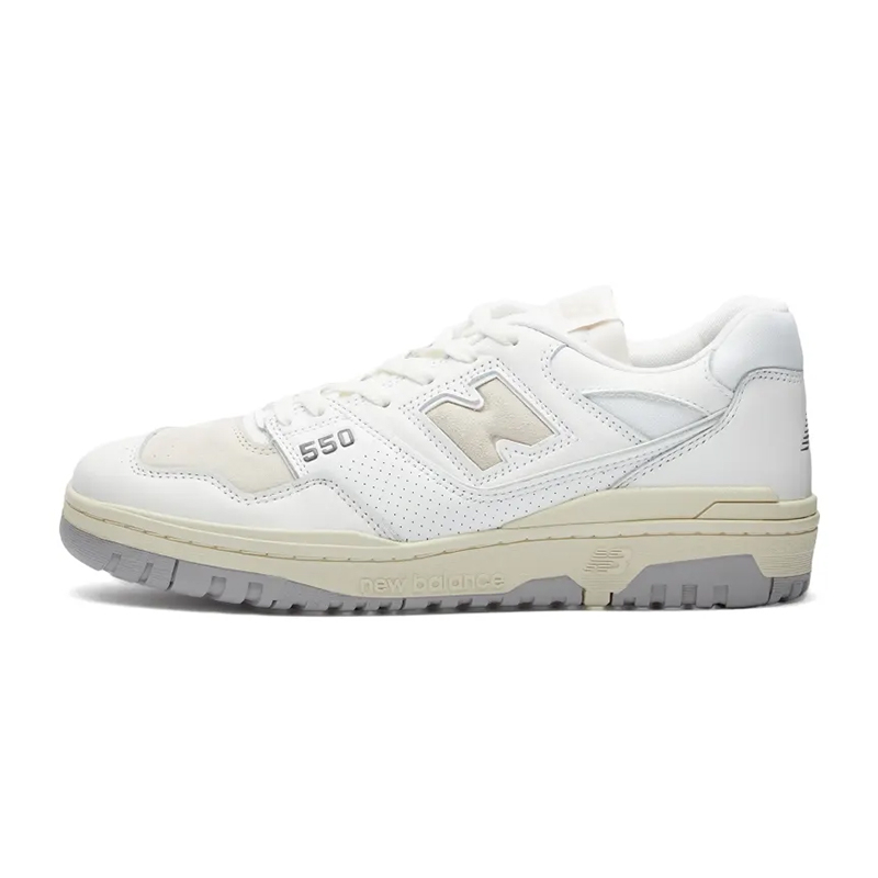 New Balance 550 "White" 灰白 復古 舊底 男女鞋 BB550PWG