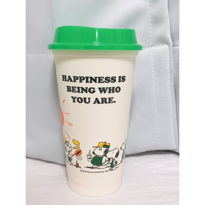 日本🇯🇵星巴克 Starbucks 隨行杯 環保杯 杯子 塑膠杯 史努比 snoopy peanuts 聯名