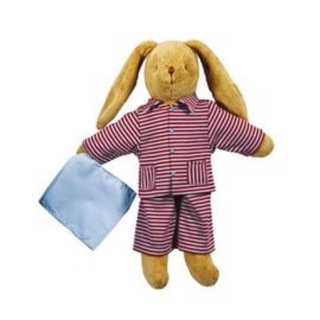 法國 童思樂 嬰童精品 彌月禮 睡衣派對大兔兔安撫布偶 歐盟安全標準 出貨附禮盒紙袋