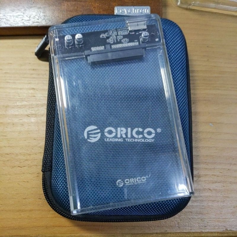[二手] ORICO 2.5" 硬碟外接盒（送保護套、傳輸線）