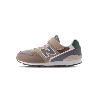 New Balance 996 中童 卡其 麂皮 網布 魔鬼氈 舒適 運動 休閒鞋 YV996MA3