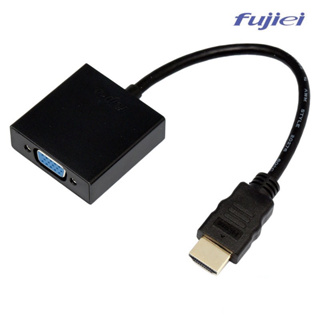 Fujiei HDMI TO VGA帶Audio音源孔 免電源 轉換線 SR4208