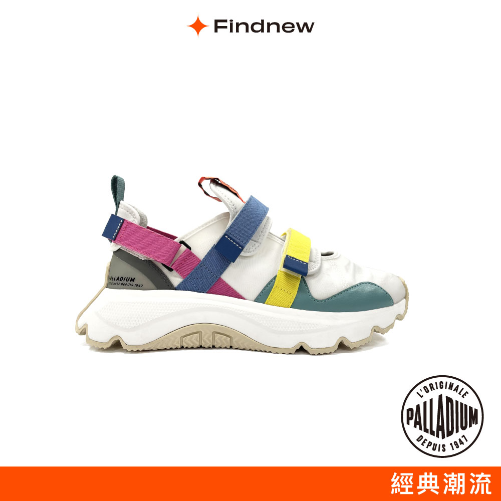 PALLADIUM THUNDER SANDALS 潮流涼拖閃電鞋 繽紛白 男女共款79033-116【Findnew】