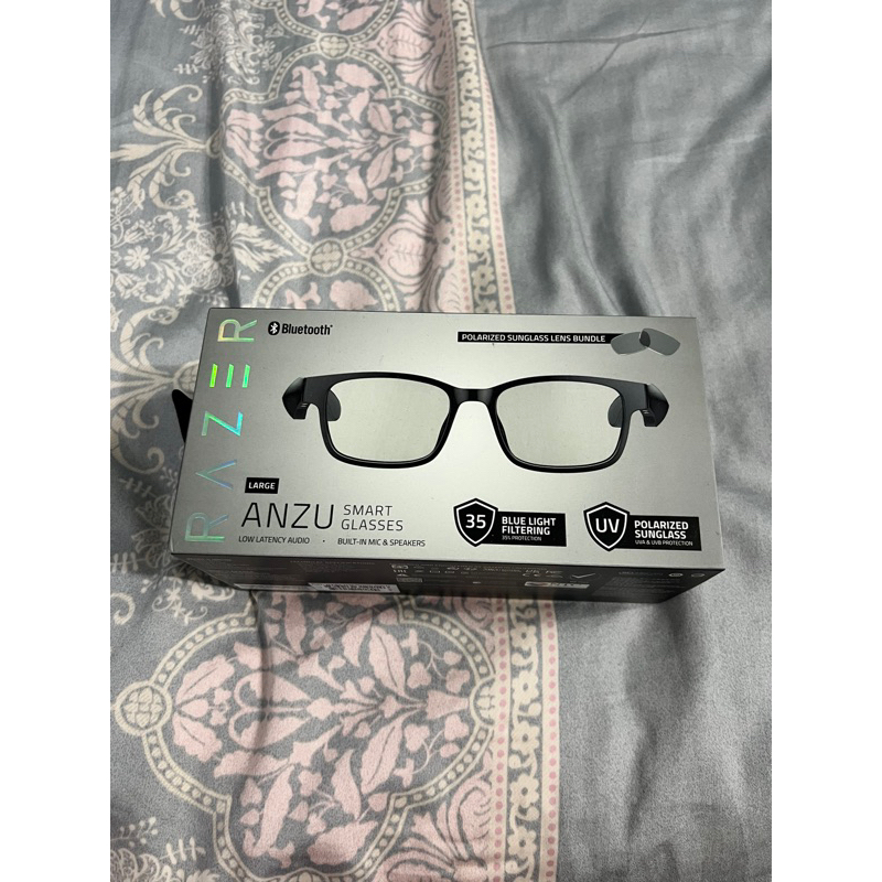 Razer ANZU 智能音訊 抗藍光 太陽眼鏡兩用 雷蛇 方型 大鏡片