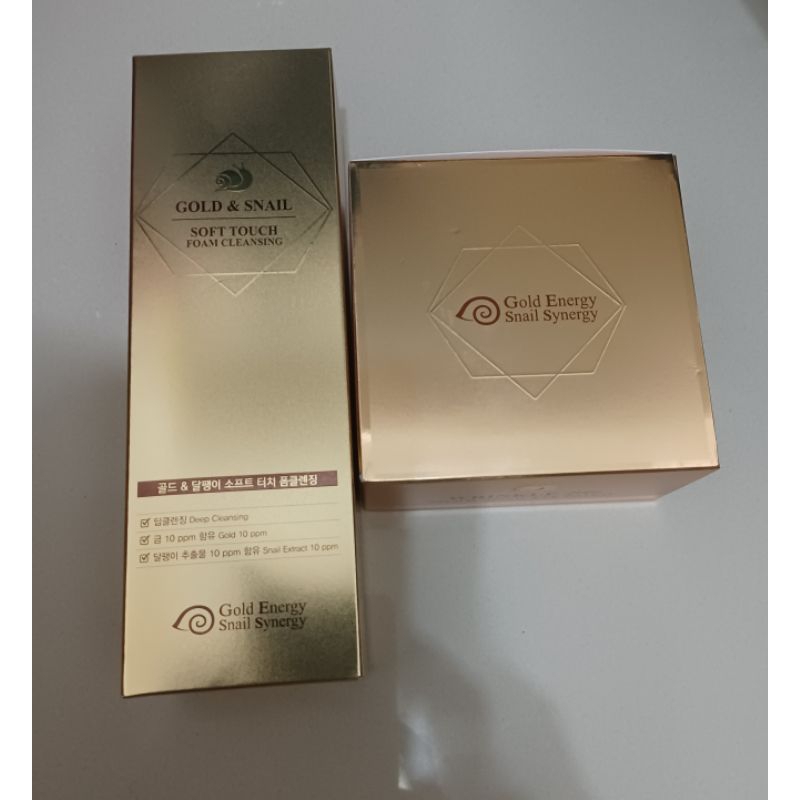 韓國Gold Snail黃金蝸牛洗面乳170g/蝸牛黃金眼膜(60片)