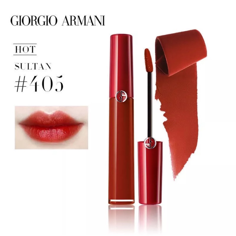 亞曼尼 Armani唇釉 唇釉3.5克 經典405 正紅唇色 Giorgio Armani