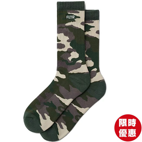 特價 FILTER017 Camouflage Sport Socks 運動襪系列 中筒襪 小腿襪 (迷彩) 化學原宿