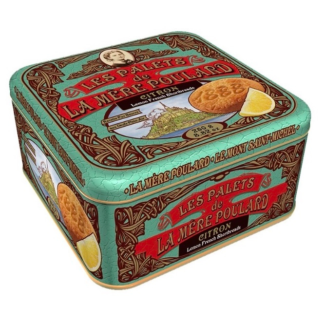 代購 LA MERE POULARD檸檬奶油餅乾250g (附鐵盒)