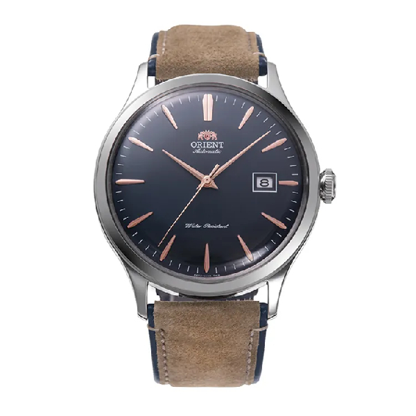 Orient 東方錶 (RA-AC0P02L) DateⅡ系列 復古風格日期顯示潮流腕錶 午夜藍 42mm