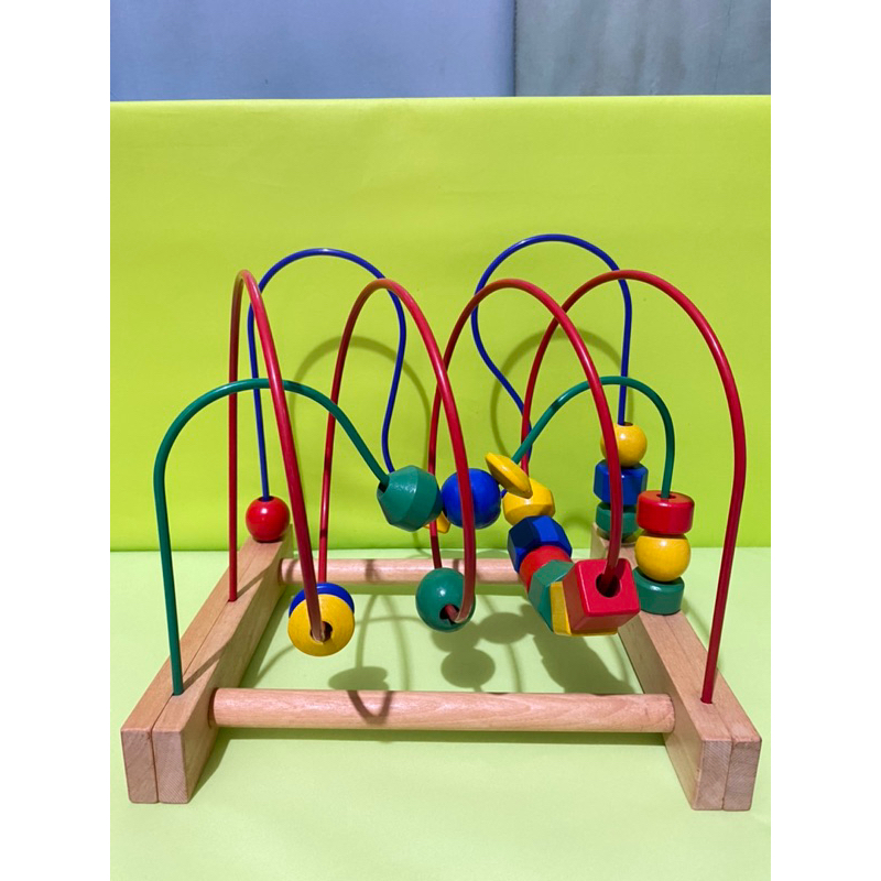IKEA繞珠積木 益智積木 串珠積木 滾珠樂 嬰兒玩具 寶寶玩具 練習專注力（二手）