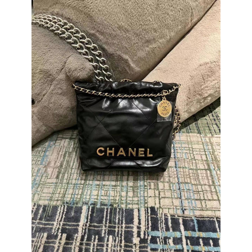 Chanel 22bag mini 黑金 爆款❤️ 本季必入款 $📩