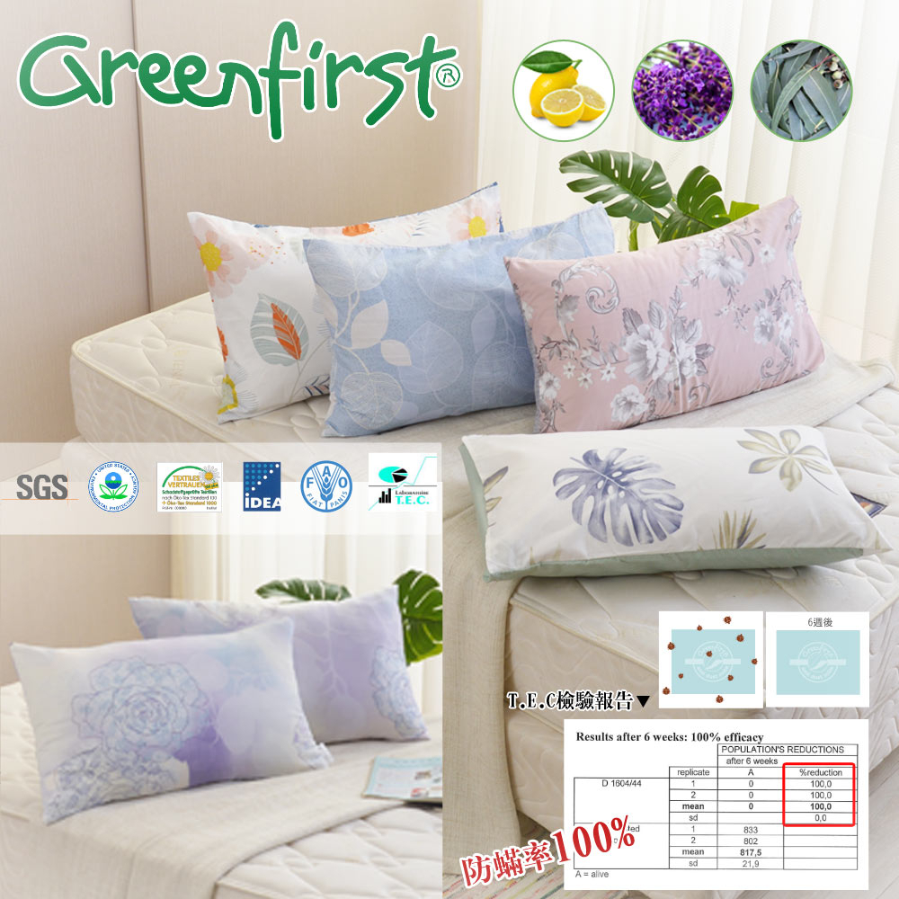 【LooCa釋放壓力的專家】Greenfirst 防螨防蚊 美式 枕頭套 (贈品賣場 請勿下單)