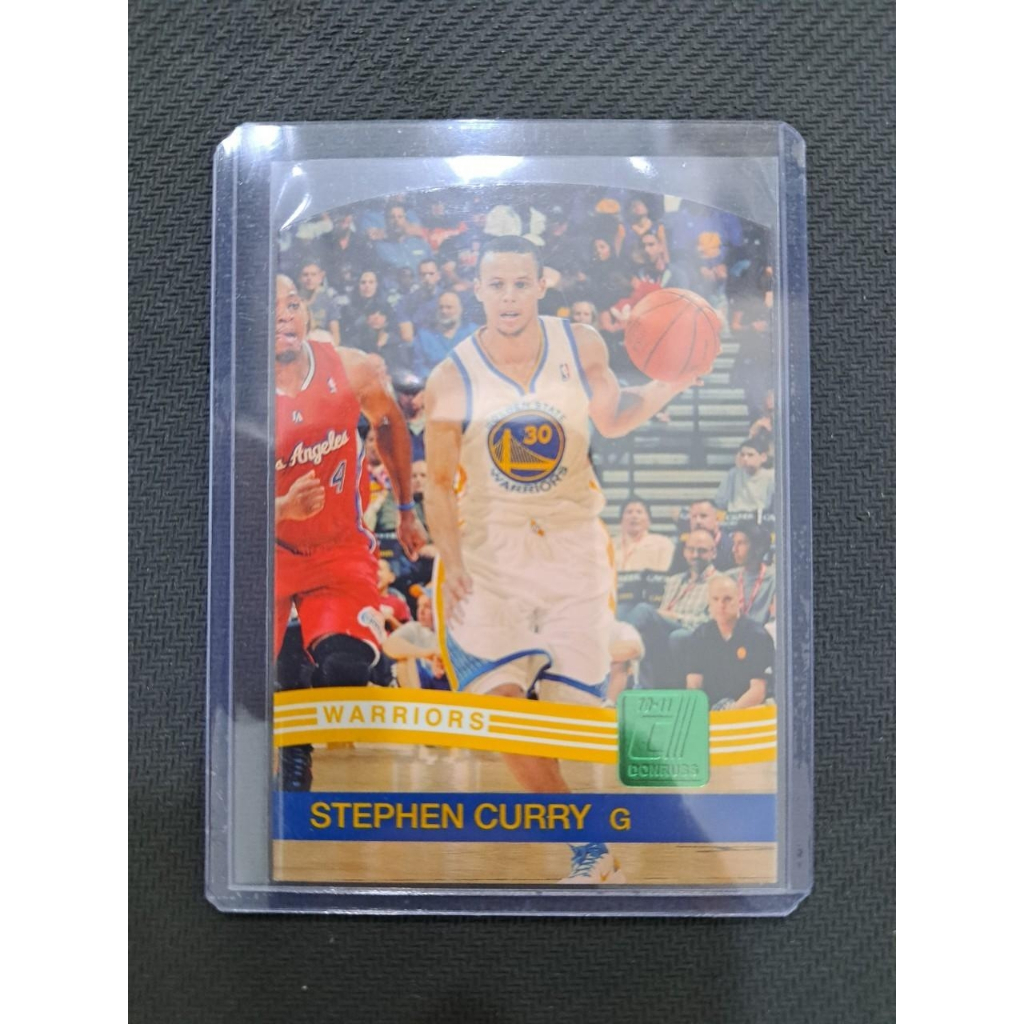 #H13 Stephen Curry 咖哩 球員卡 Donruss RC新人第二年 綠色平行 切割卡